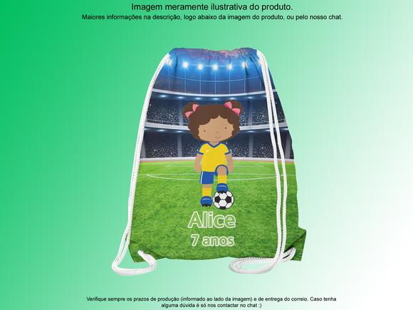 Mochilinha Personalizada Futebol