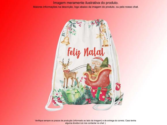 Mochilinha Personalizada Feliz Natal