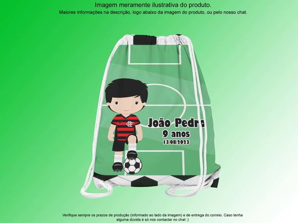 Mochilinha Personalizada Futebol