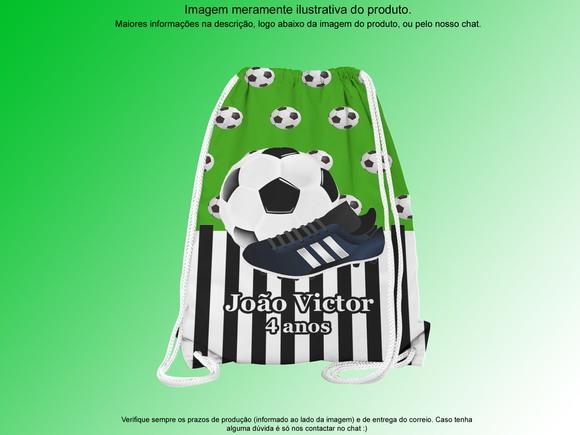 Mochilinha Personalizada Futebol