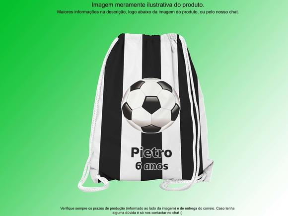 Mochilinha Personalizada Futebol