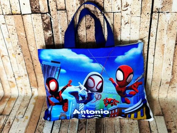 Sacolinhas Ecobag Personalizadas 28x19cm Homem Aranha