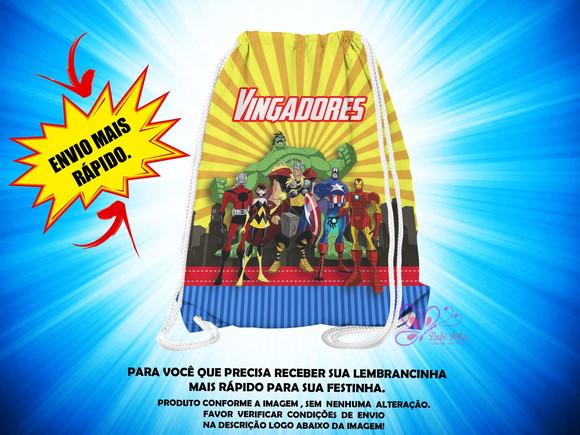 Mochilinha Vingadores ( Envio + Rápido )