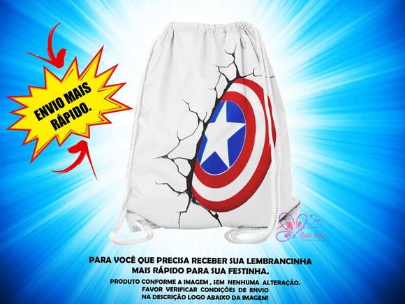 Mochilinha Capitão América ( Envio + Rápido )
