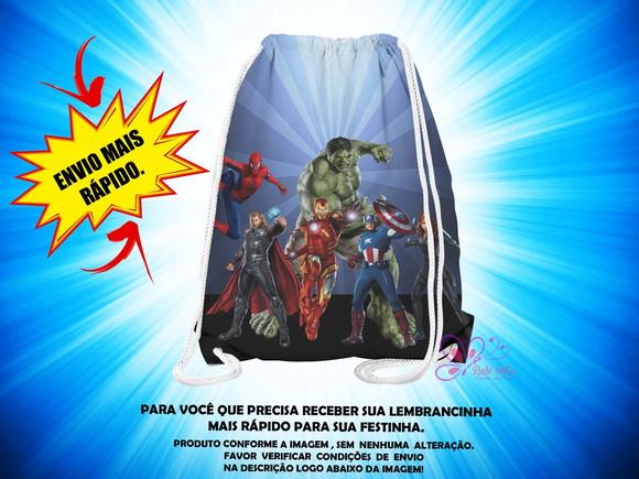 Mochilinha Vingadores ( Envio + Rápido )