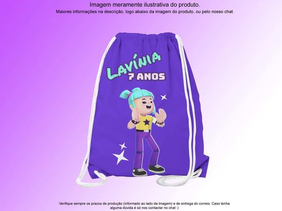 Mochilinha Personalizada 19x28cm Pk Xd