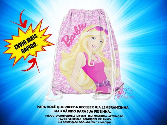 Mochilinha 19x28cm Barbie ( Envio + Rápido )