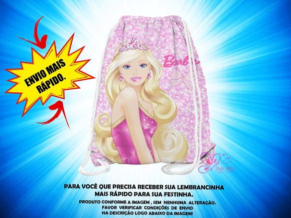 Mochilinha 19x28cm Barbie ( Envio + Rápido )