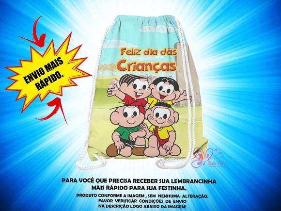 Mochilinha Saco 19x28cm Dia das Crianças ( Envio + Rápido )