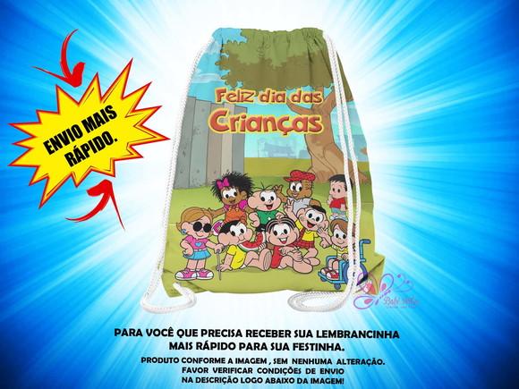 Mochilinha Saco 19x28cm Dia das Crianças ( Envio + Rápido )