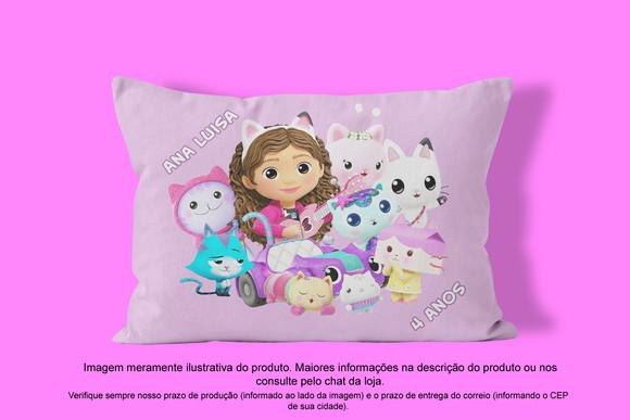 Almofadinha Personalizada 20x30cm a Casa Mágica da Gabby