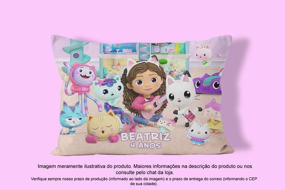 Almofadinha Personalizada 20x30cm a Casa Mágica da Gabby