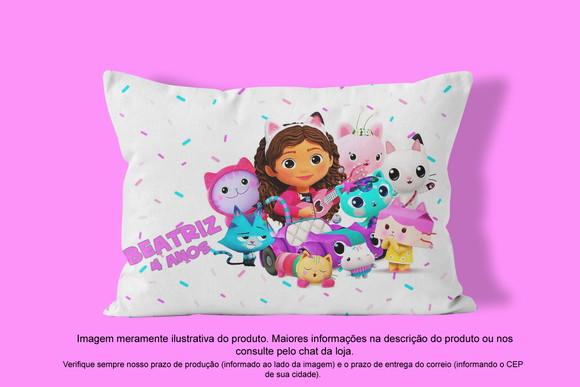 Almofadinha Personalizada 20x30cm a Casa Mágica da Gabby