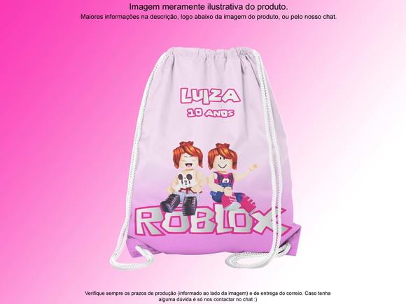 Mochilinha Personalizada 19x28cm Roblox