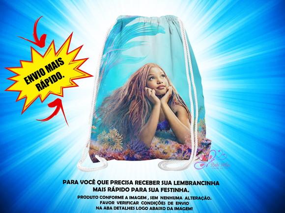 Mochilinha 19x28cm a Pequena Sereia ( Envio + Rápido )
