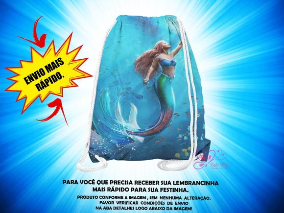 Mochilinha 19x28cm a Pequena Sereia ( Envio + Rápido )