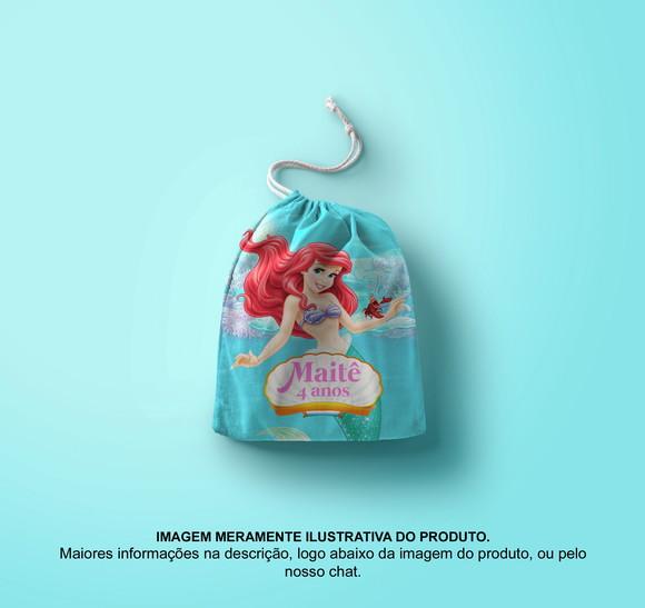 Saquinho Surpresa Personalizado 15x20cm a Pequena Sereia