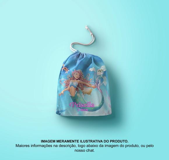 Saquinho Surpresa Personalizado 15x20cm a Pequena Sereia