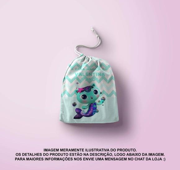 Saquinho Surpr. Personalizado 15x20cm a Casa Mágica da Gabby