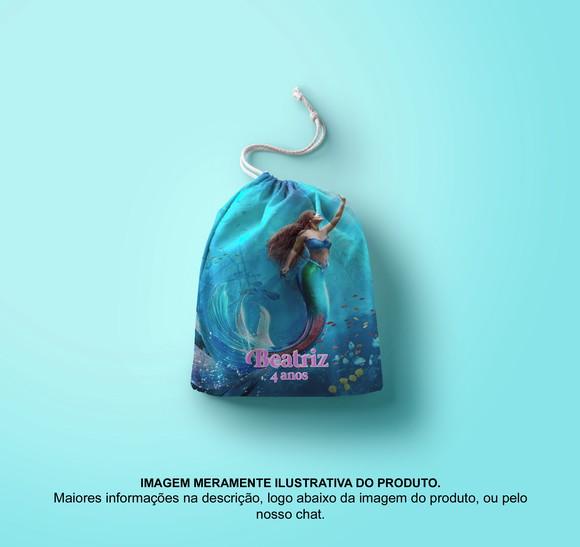 Saquinho Surpresa Personalizado 15x20cm a Pequena Sereia