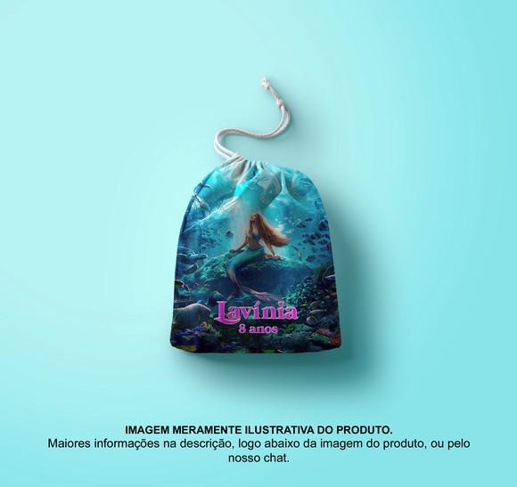 Saquinho Surpresa Personalizado 15x20cm a Pequena Sereia
