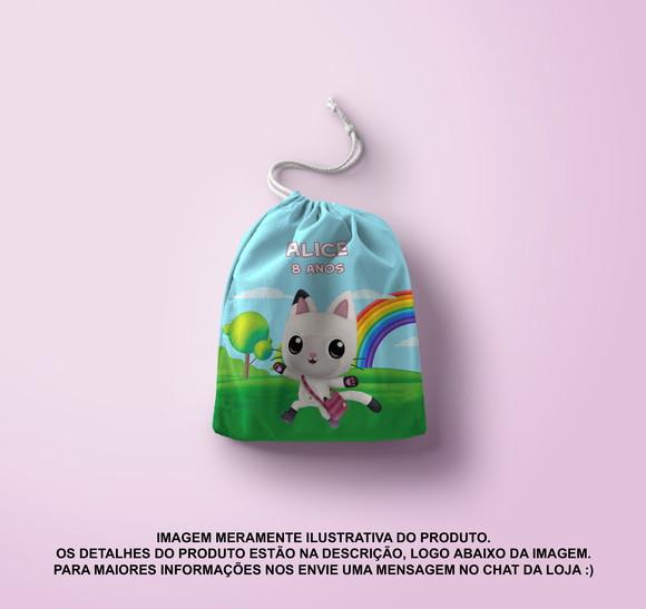 Saquinho Surpr. Personalizado 15x20cm a Casa Mágica da Gabby