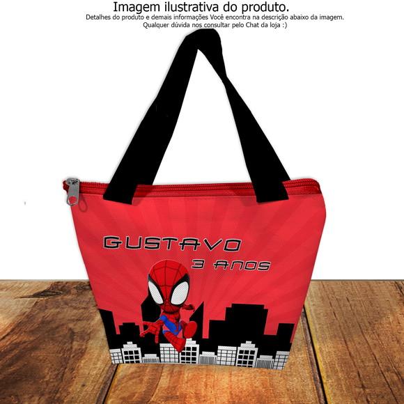 Bolsinha de Mão Personalizada Homem Aranha