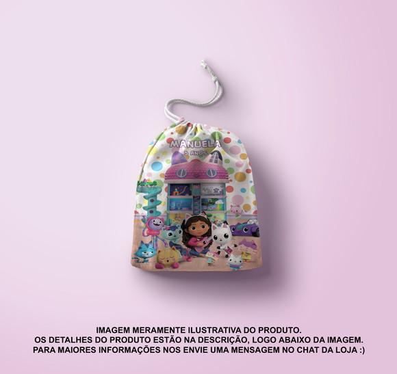 Saquinho Surpr. Personalizado 15x20cm a Casa Mágica da Gabby
