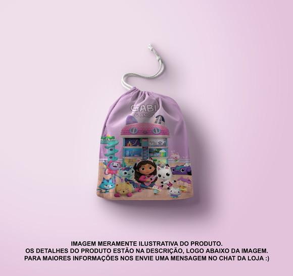 Saquinho Surpr. Personalizado 15x20cm a Casa Mágica da Gabby