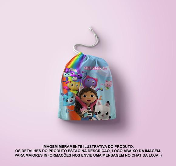 Saquinho Surpr. Personalizado 15x20cm a Casa Mágica da Gabby
