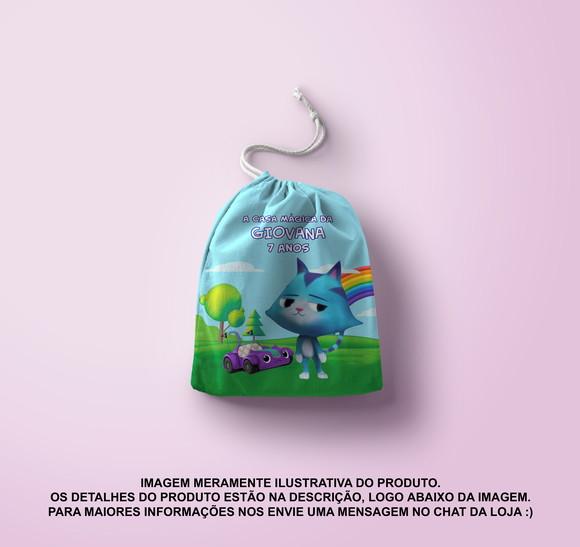 Saquinho Surpr. Personalizado 15x20cm a Casa Mágica da Gabby