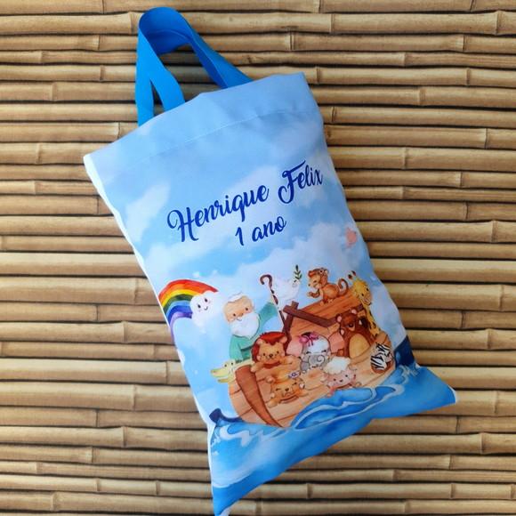 Sacolinhas Ecobag Personalizadas 19x28cm Arca de Nóe
