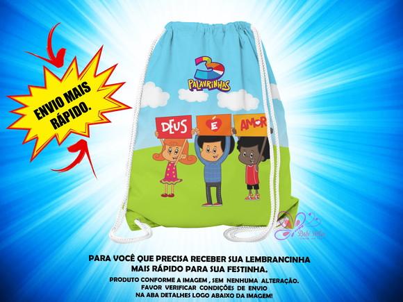 Mochilinha 19x28cm 3 Palavrinhas ( Envio + Rápido )
