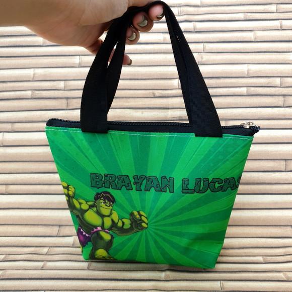 Bolsinha de Mão Personalizada Hulk