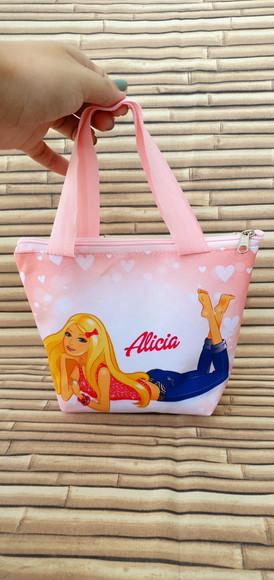 Bolsinha de Mão Personalizada Barbie