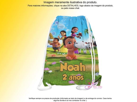 Mochilinha Personalizada 19x28cm o Pequeno Poderoso Bheem