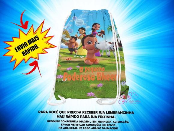 Mochilinha 19x28cm o Pequeno Poderoso Bheem (envio + Rápido)