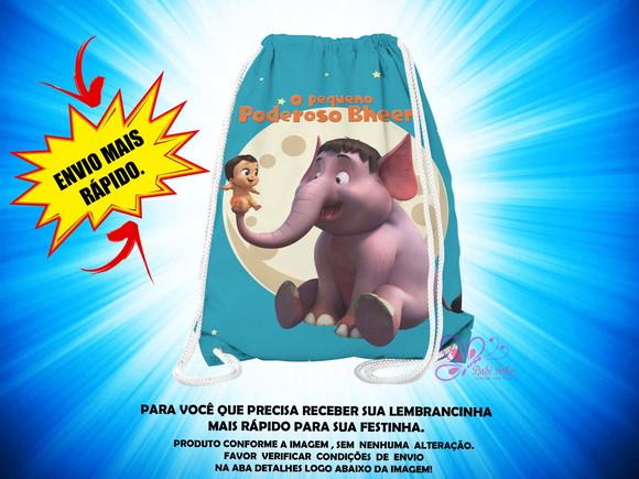 Mochilinha 19x28cm o Pequeno Poderoso Bheem (envio + Rápido)
