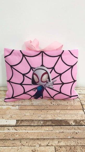 Sacolinhas Ecobag Personalizadas 28x19cm Homem Aranha Baby