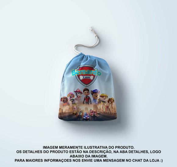 Saquinho Surpresa Personalizado 15x20cm Patrulha Canina