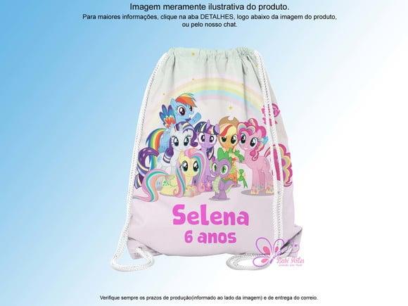 Mochilinha Personalizada 19x28cm My Little Pony