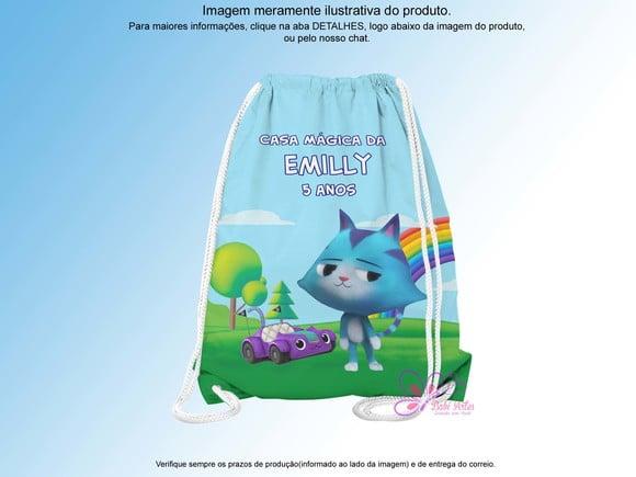 Mochilinha Personalizada a Casa Mágica da Gabby