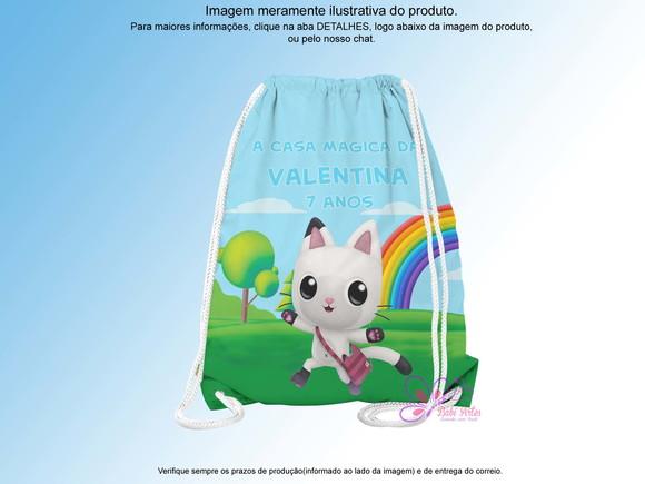 Mochilinha Personalizada a Casa Mágica da Gabby