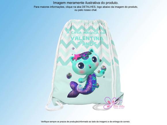 Mochilinha Personalizada a Casa Mágica da Gabby