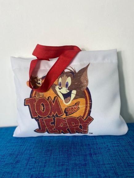Sacolinhas Ecobag Personalizadas 28x19cm Tom e Jerry