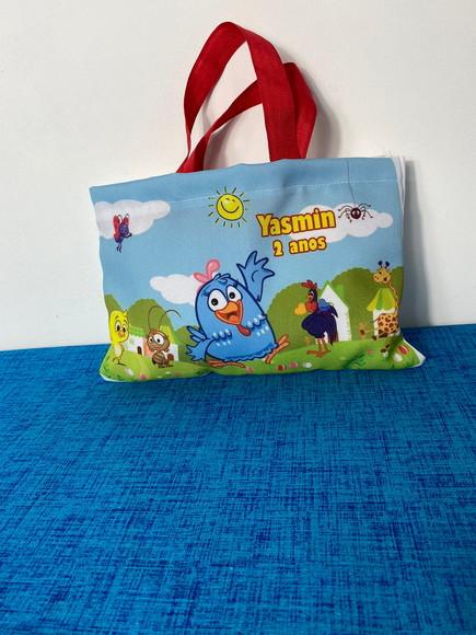 Sacolinhas Ecobag Personalizadas 28x19cm Galinha Pintadinha