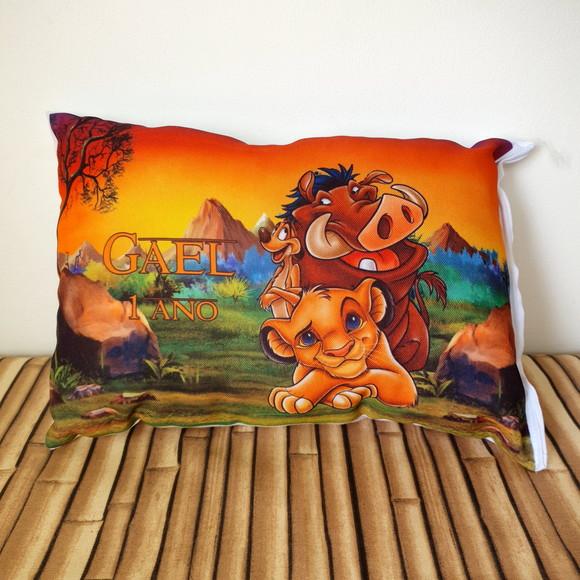 Almofadinha Personalizada 20x30 Rei Leão