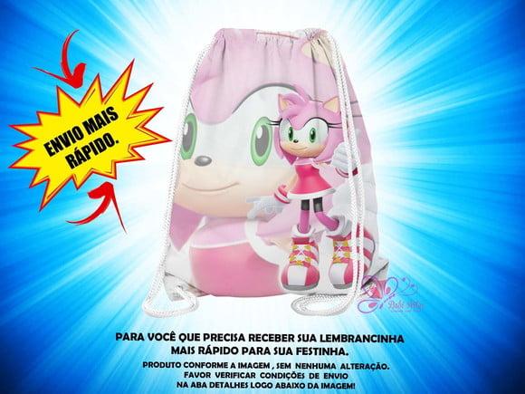 Mochilinha Amy Sonic ( Envio + Rápido )