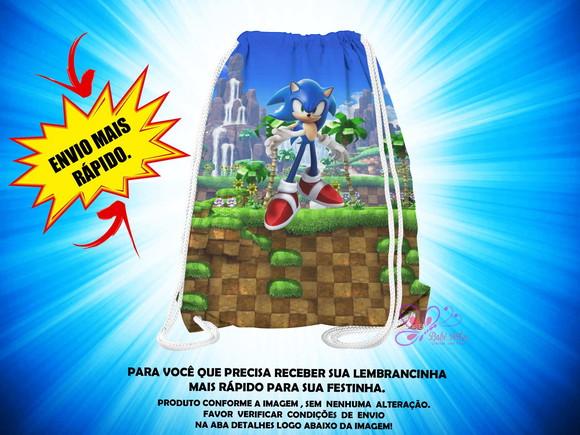 Mochilinha Sonic ( Envio + Rápido )