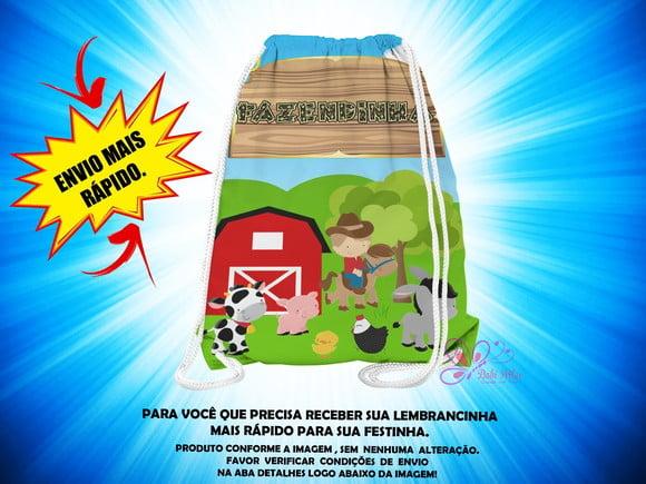 Mochilinha Fazendinha ( Envio + Rápido )